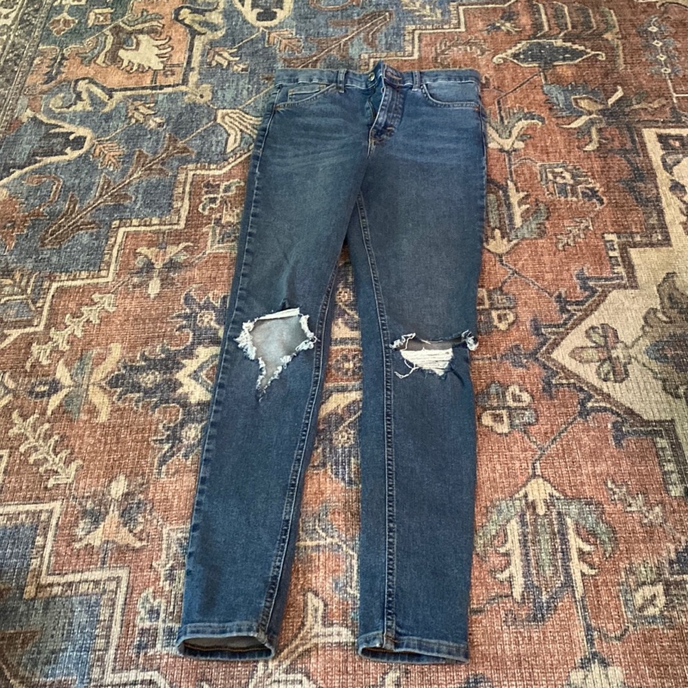Top shop destroyed Jamie Jean size 28